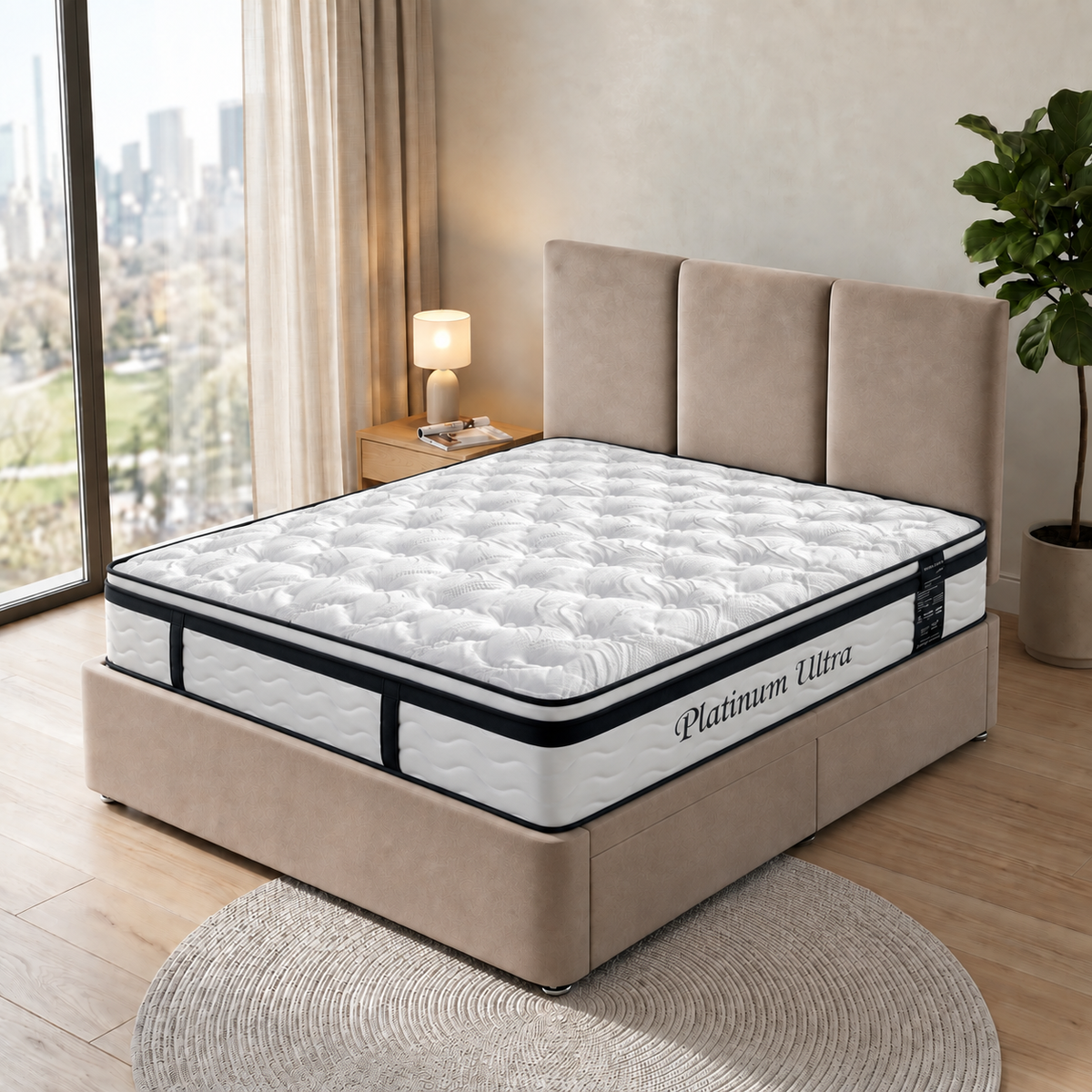 2500 Pocket Sprung Gel Memory Foam Mattress, Pillow Top